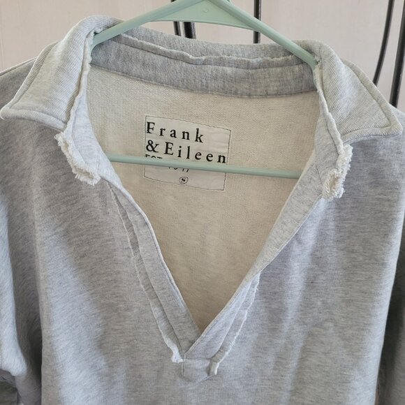 Frank & Eileen Patrick Popover Triple Fleece Pullover - Heather Gray - Picture 10 of 14